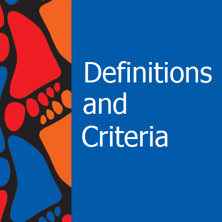 Definitions & criteria (2019 version)